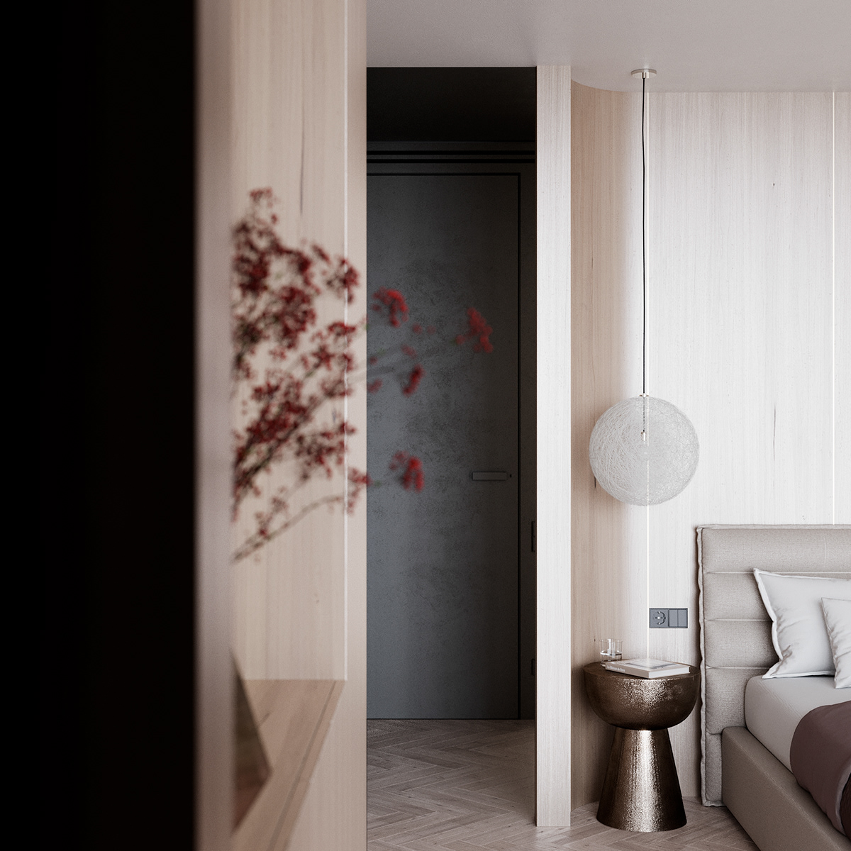 3ds max archviz bedroom CGI corona indoor Interior interior design  Render visualization