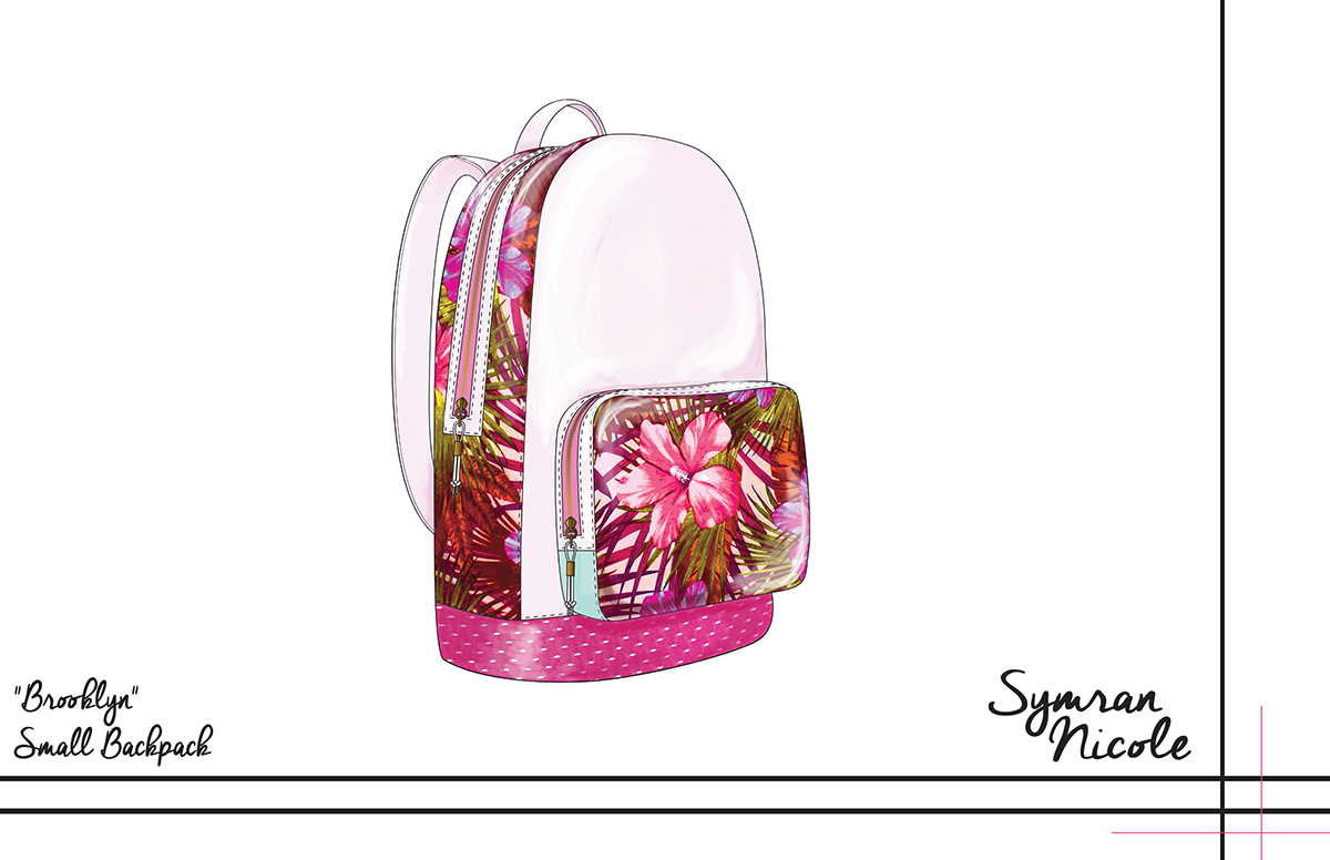 handbags shoes accessory design rendering