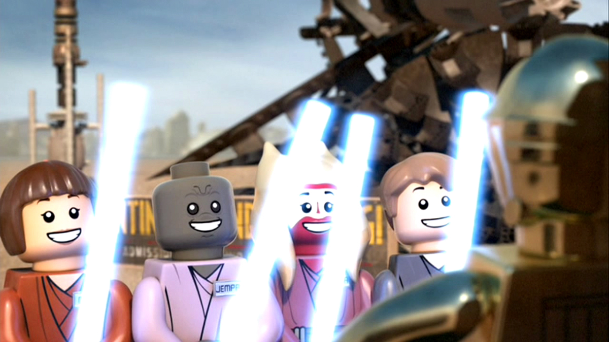 3d animation LEGO Star Wars