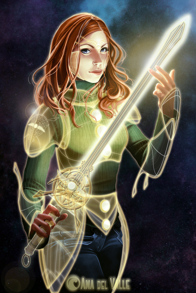 astralis ilustration novel Space  Sword light warrior