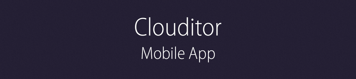 cloud Clouditor UI ux Mobile app app android