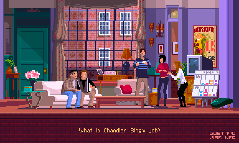 Pixel Art Series from your favorite TV Shows