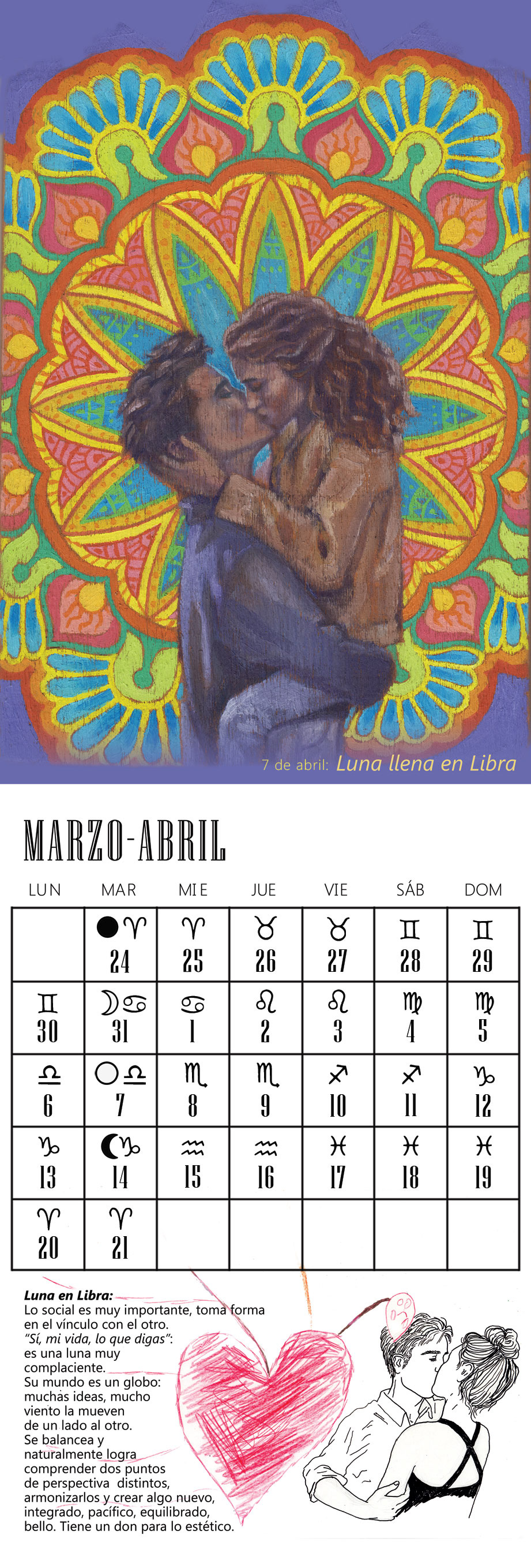 astrologia calendario luna Lunario
