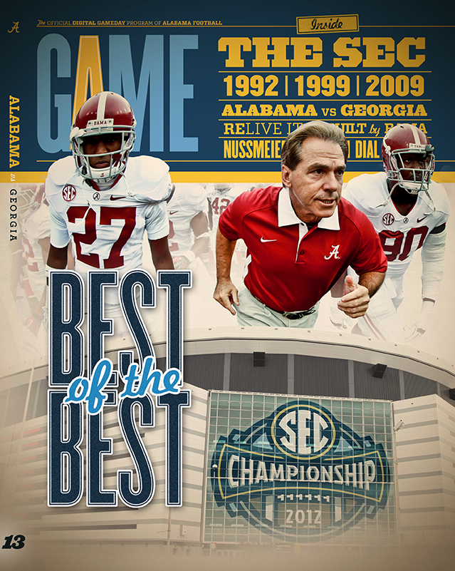 alabama football  program magazine