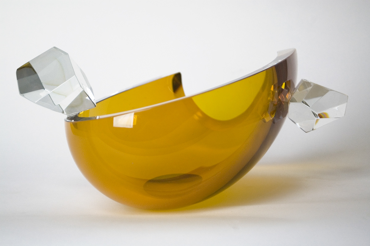 Matt Kolbrener hand made glass glass coldworking polished