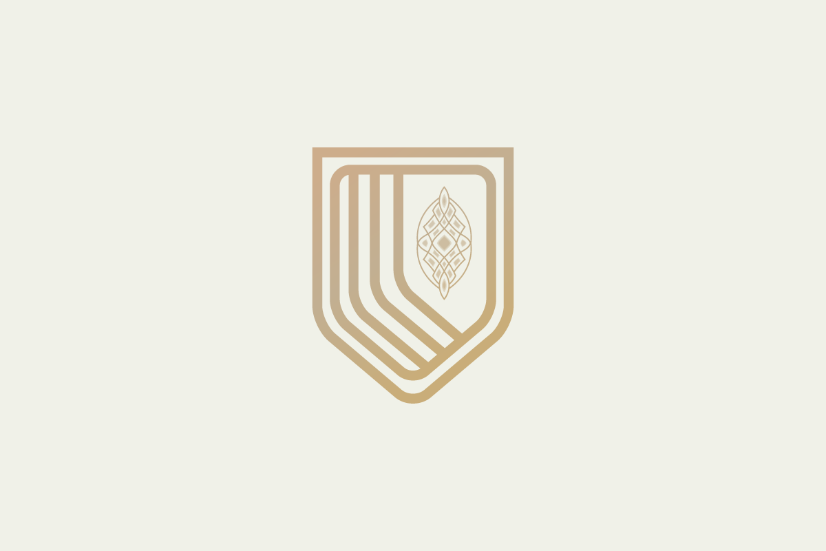 logo design gold service luxury hotel prestige brand elegant luxe