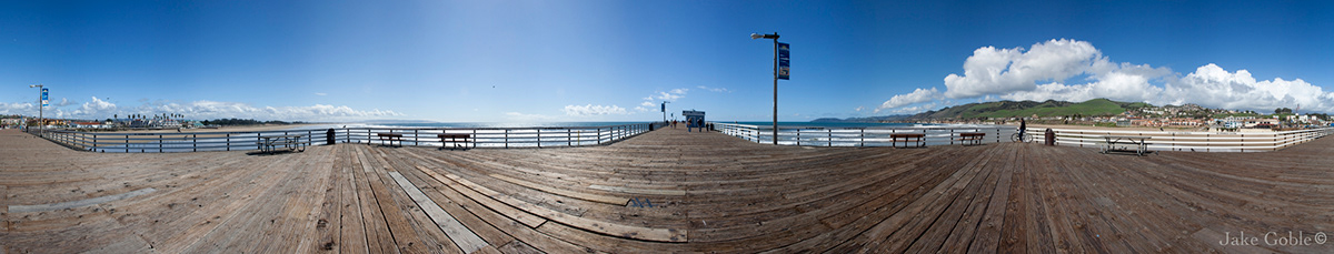 panoramics photo SF Missoula dolores park Pismo beach pier