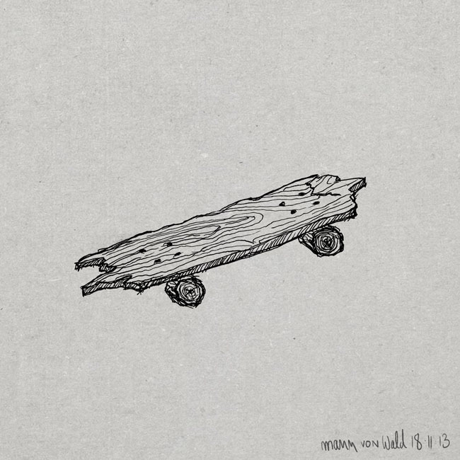 mann von wald woods draw construction wood skateboard skatboarding Board sketch geometric screw Ramp Halfpipe jump Assemble