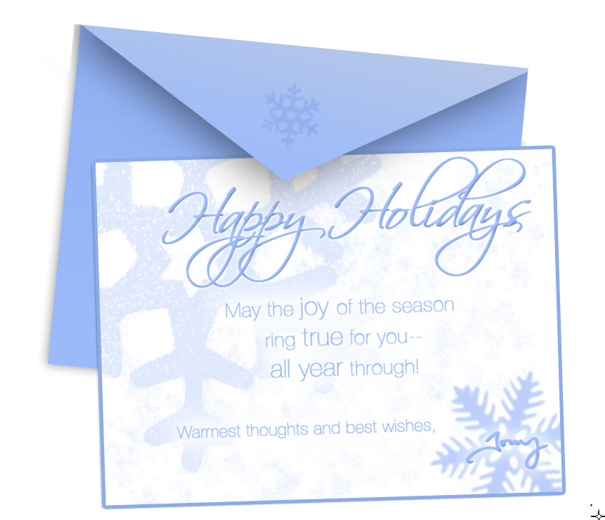 business card christmas card stickers stationary