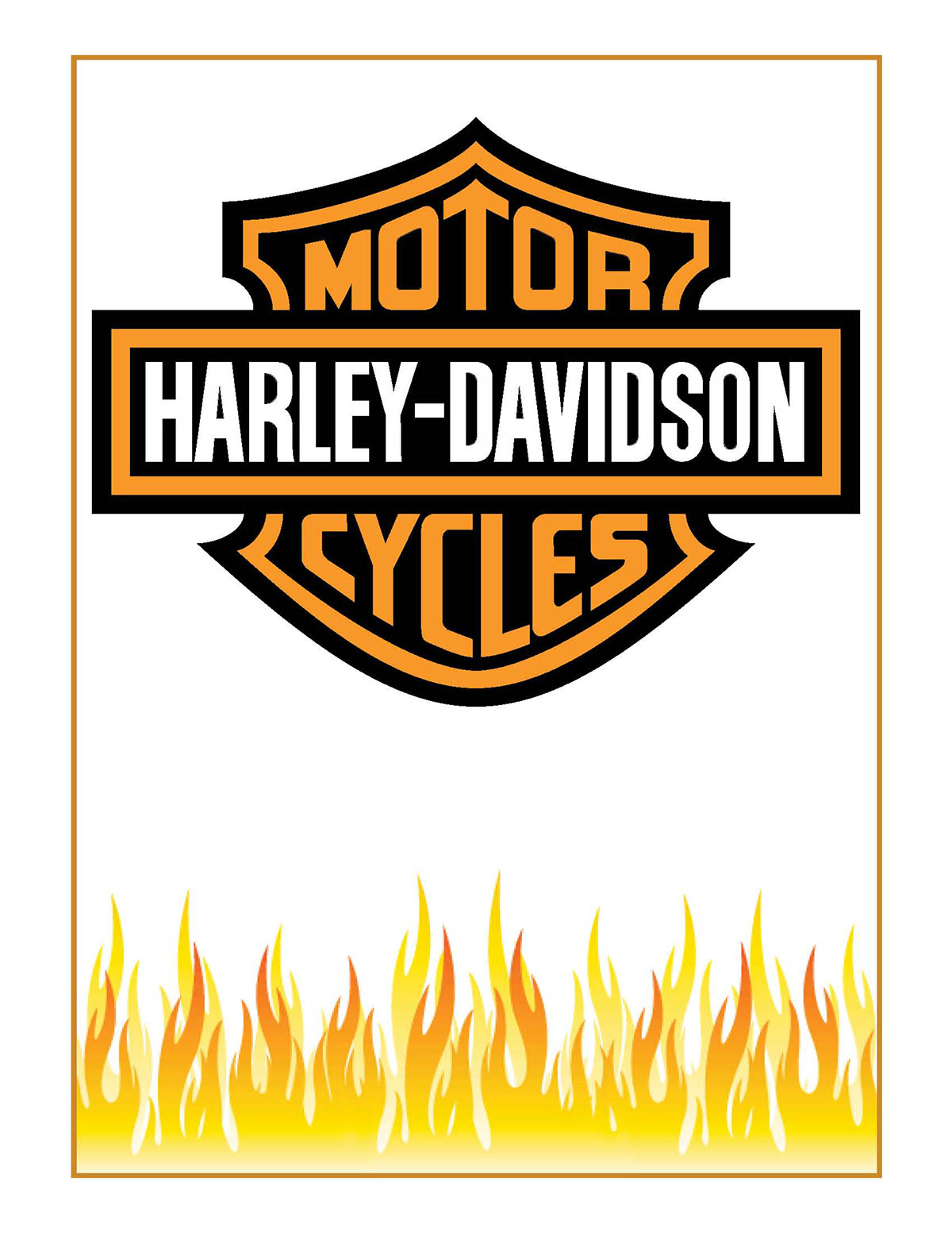 report design Harley Davidson motorcycles InDesign Illustrator research Visual Communication team management Layout logo
