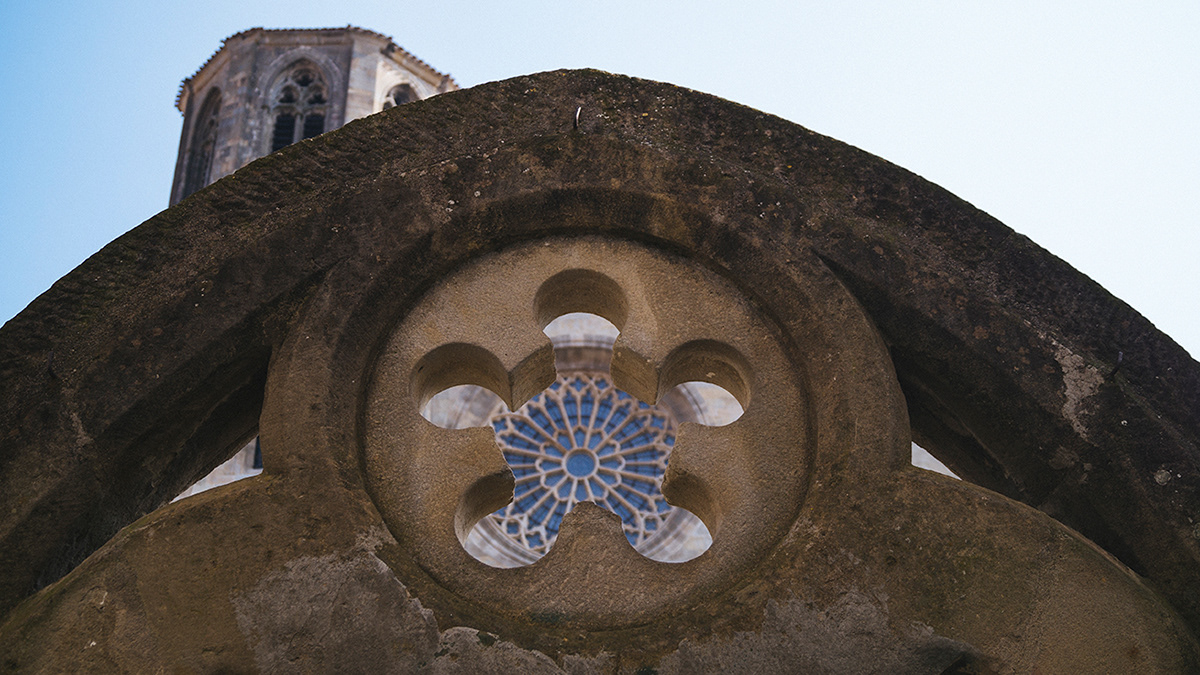 Carcassonne france market medieval cathedral