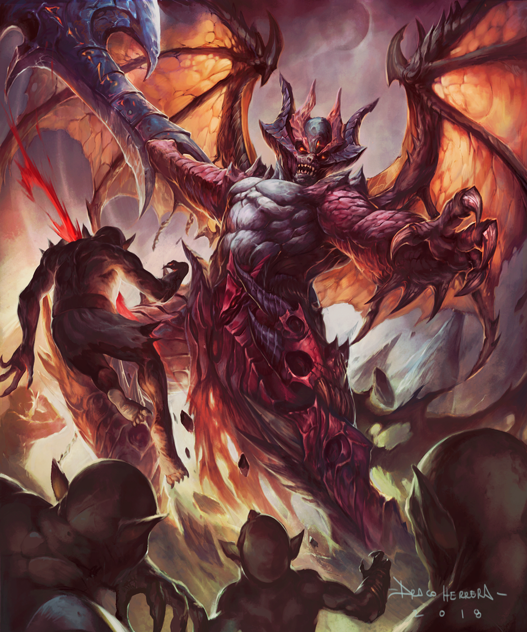 demon dark Summoners fantasy art devil diablo demonio