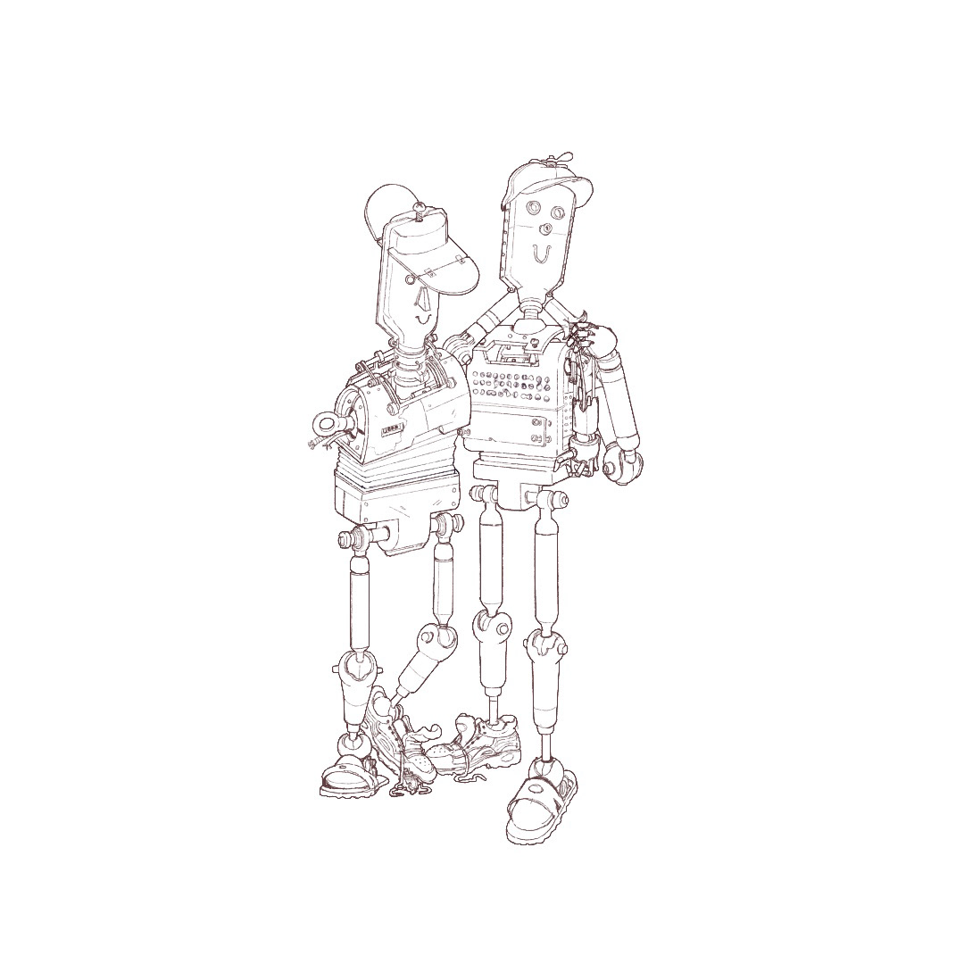 Character design  Digital Art  digital artist ILLUSTRATION  robots