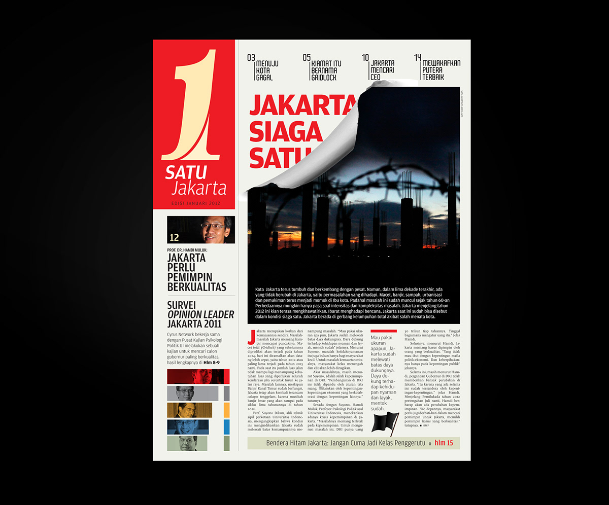 newspaper  jakarta jokowi Satu