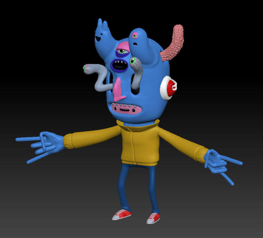 Zbrush Alan 23 Character char crazy