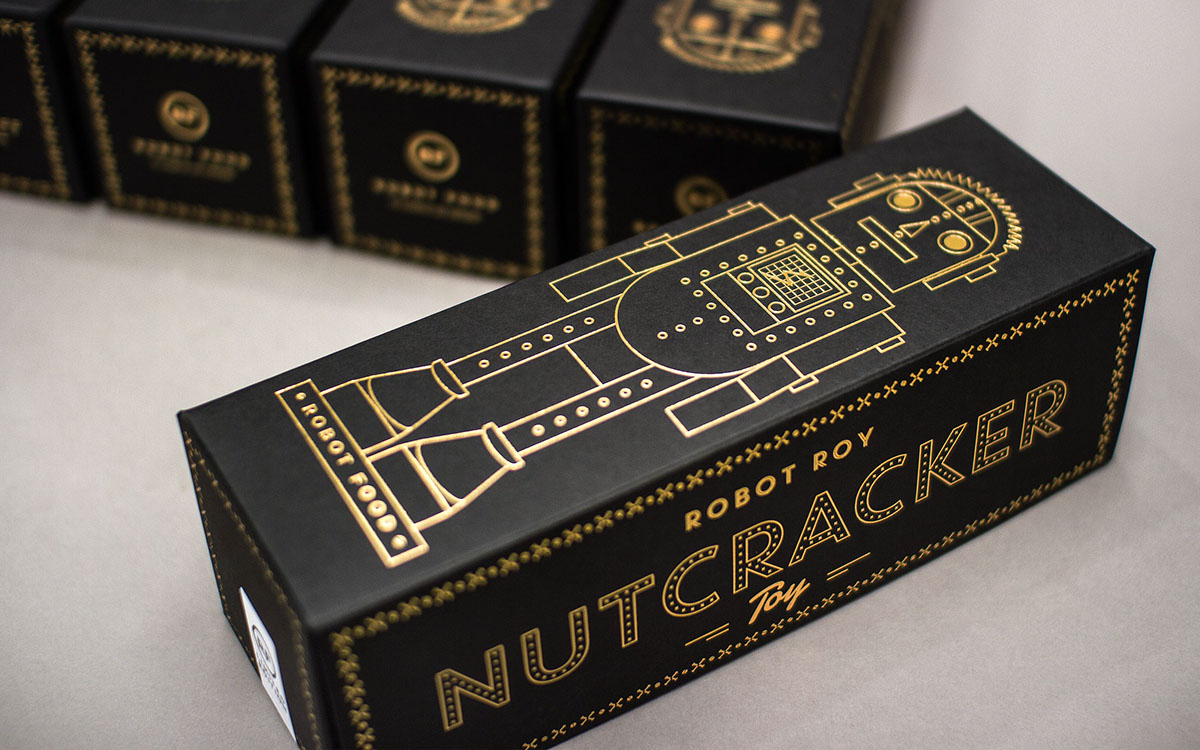 Christmas foiling bespoke Nutcracker graphic design limited edition festive