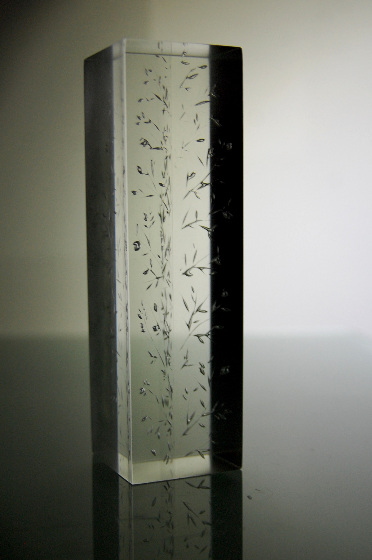 engraved glass glassart