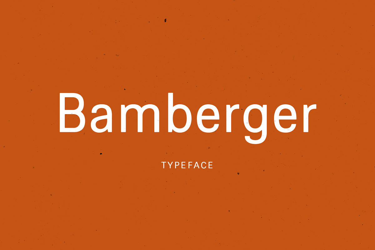 typo Typeface schrift grotesk round Bamberger swiss ink drap
