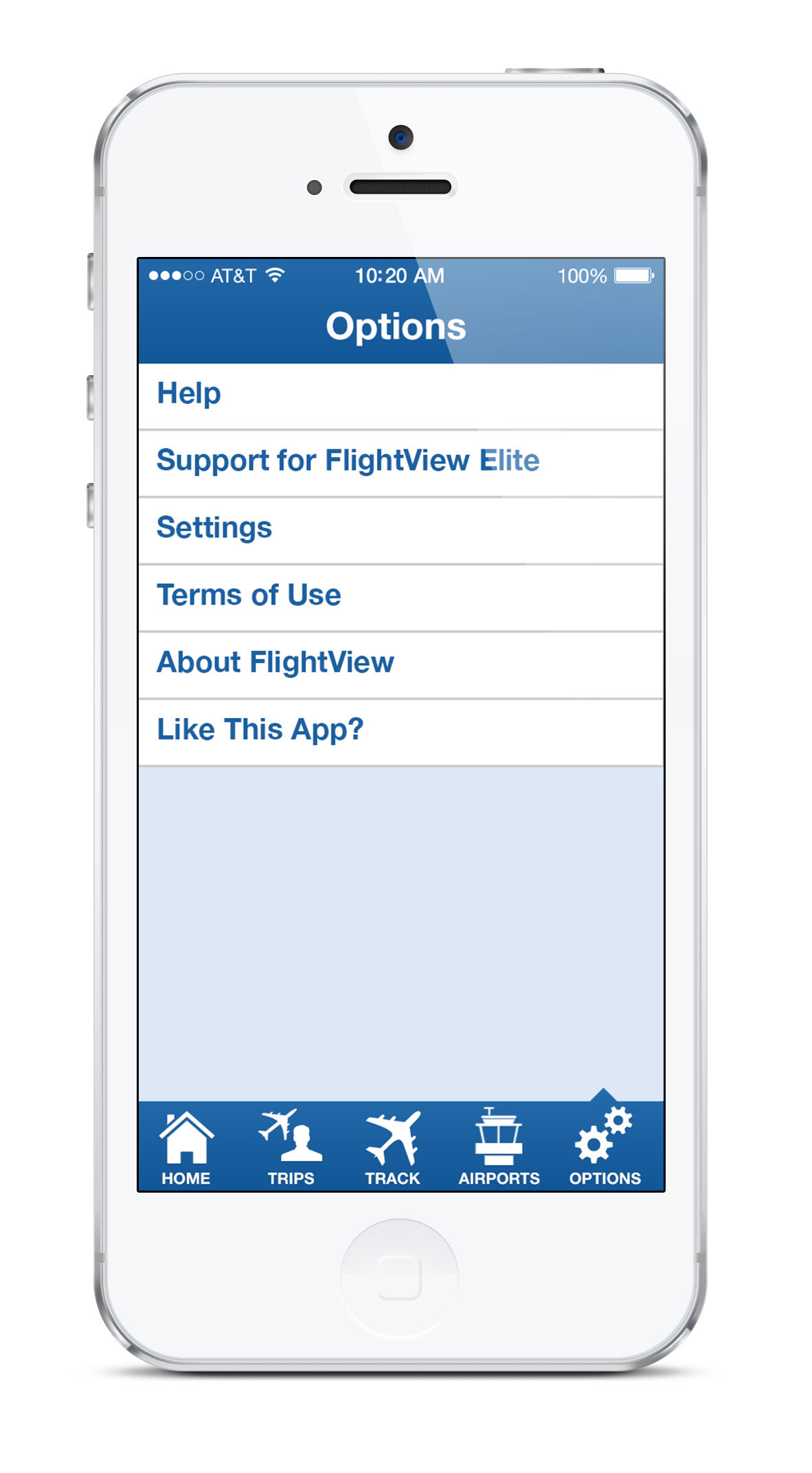 FlightView redesign app mobile airport airplane