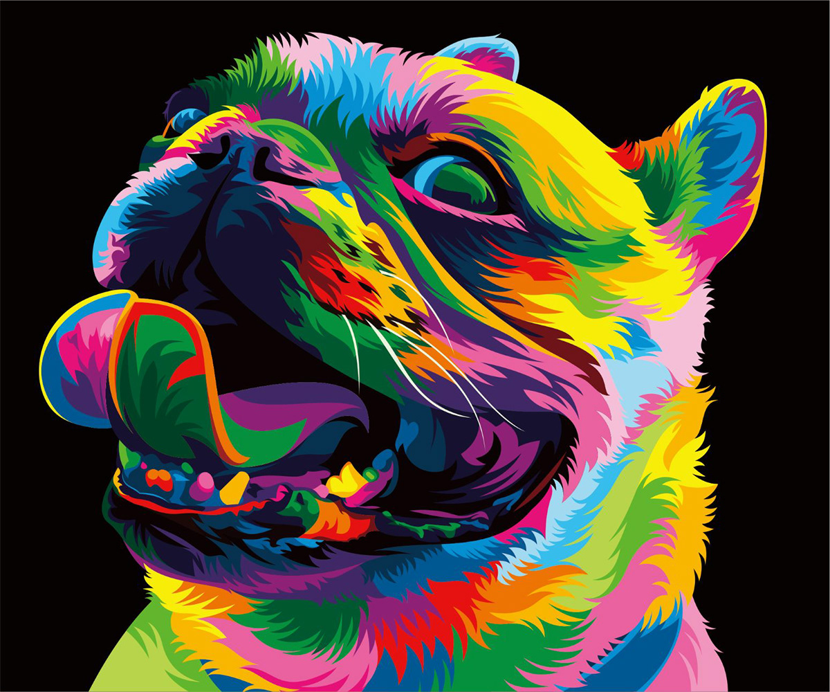 13 Colorful Animal Vector Illustration on Behance