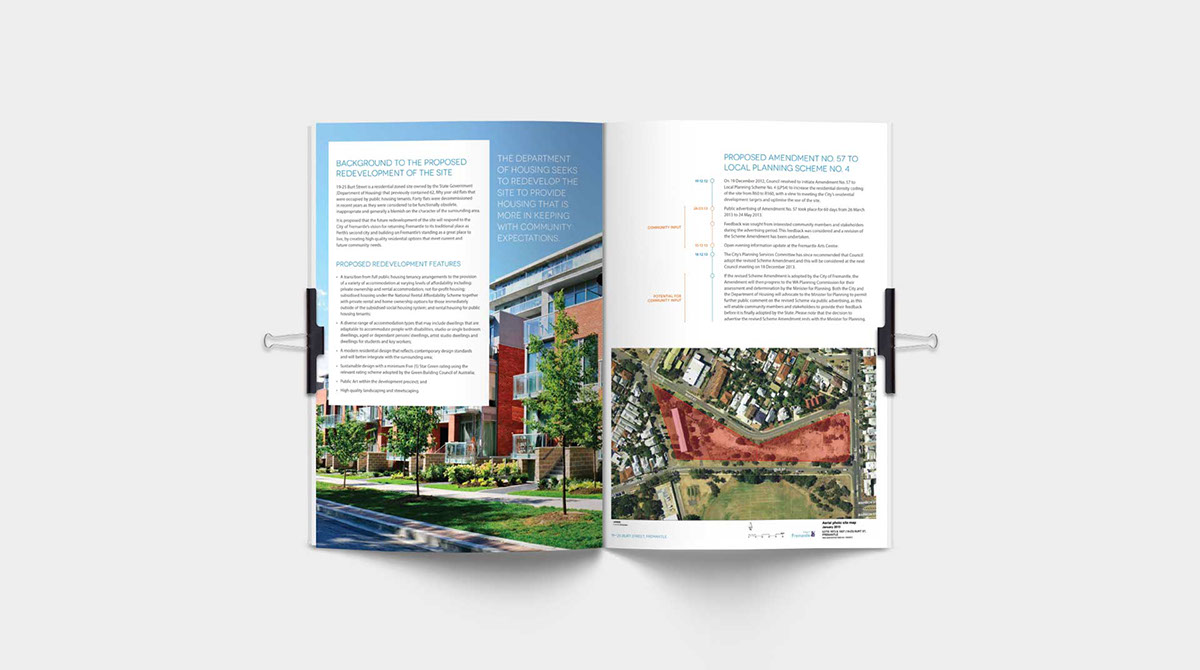 Adobe Portfolio Frequently asked questions brochure flyer a4 flyer Booklet Land development Government property development