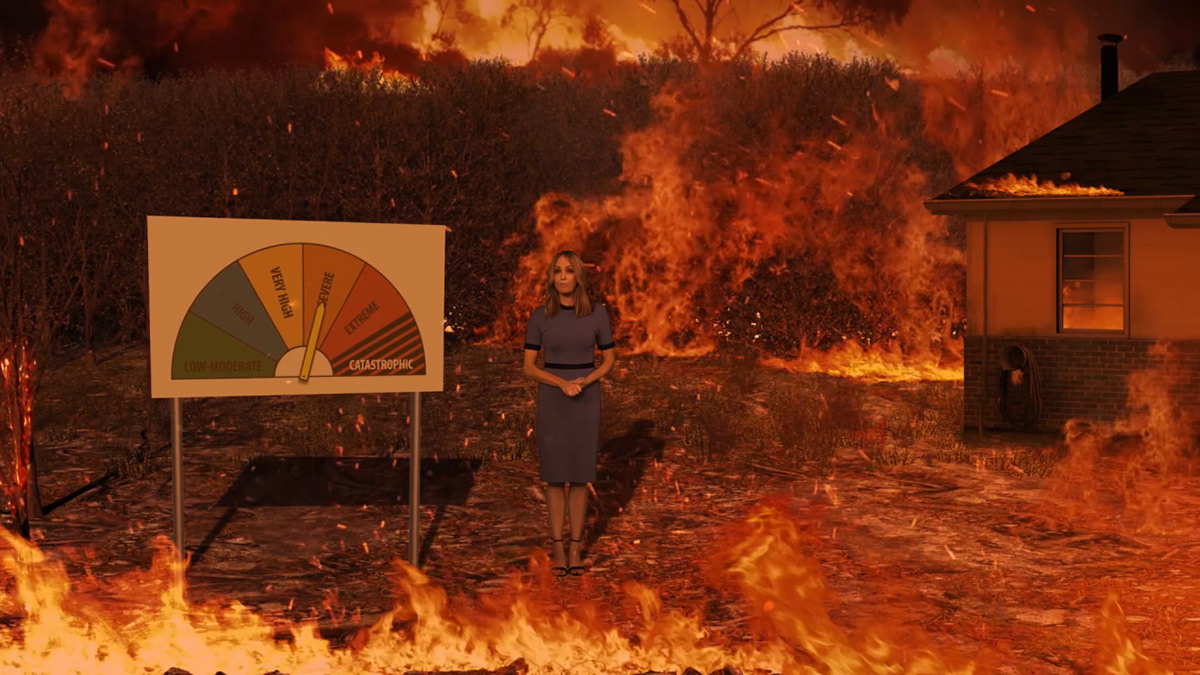 bushfire infographic motiongraphics fire actionessentials broadcast bush Australia danger