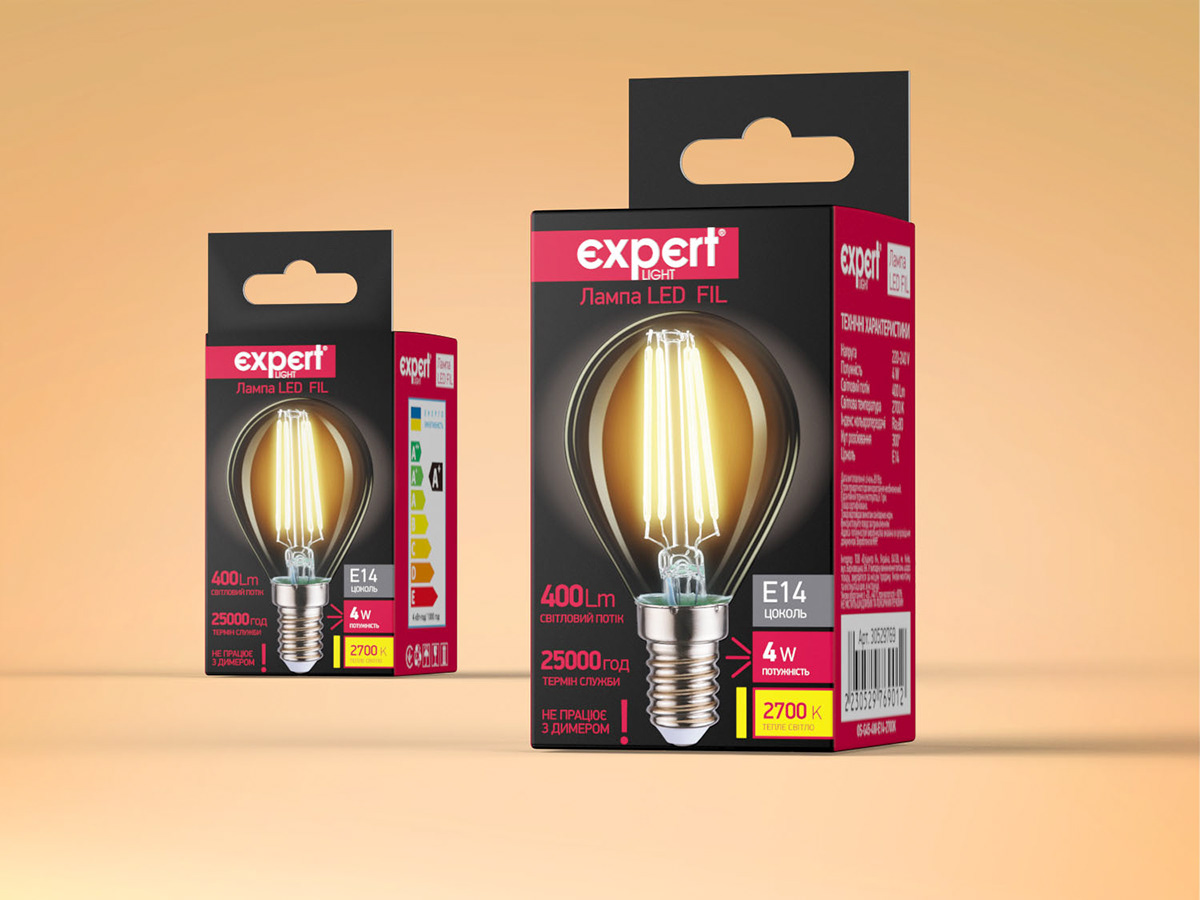 Packaging design photo processing visualization 3D brand Lamp graphic light