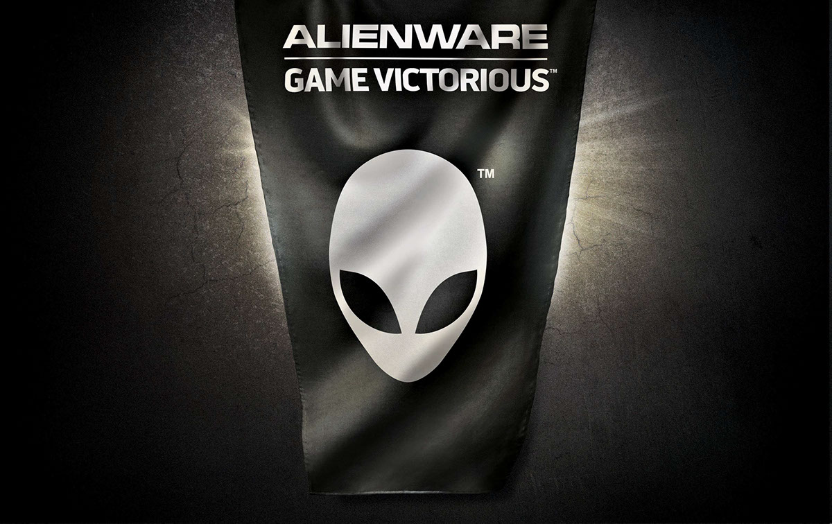 alienware  booth design  exhibition design  game victorious  comupters