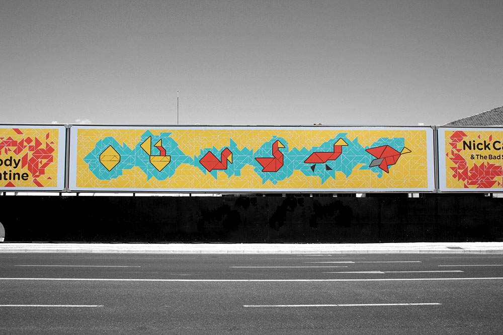 Primavera Sound barcelona porto cartel poster Parque da cidade visual sistem