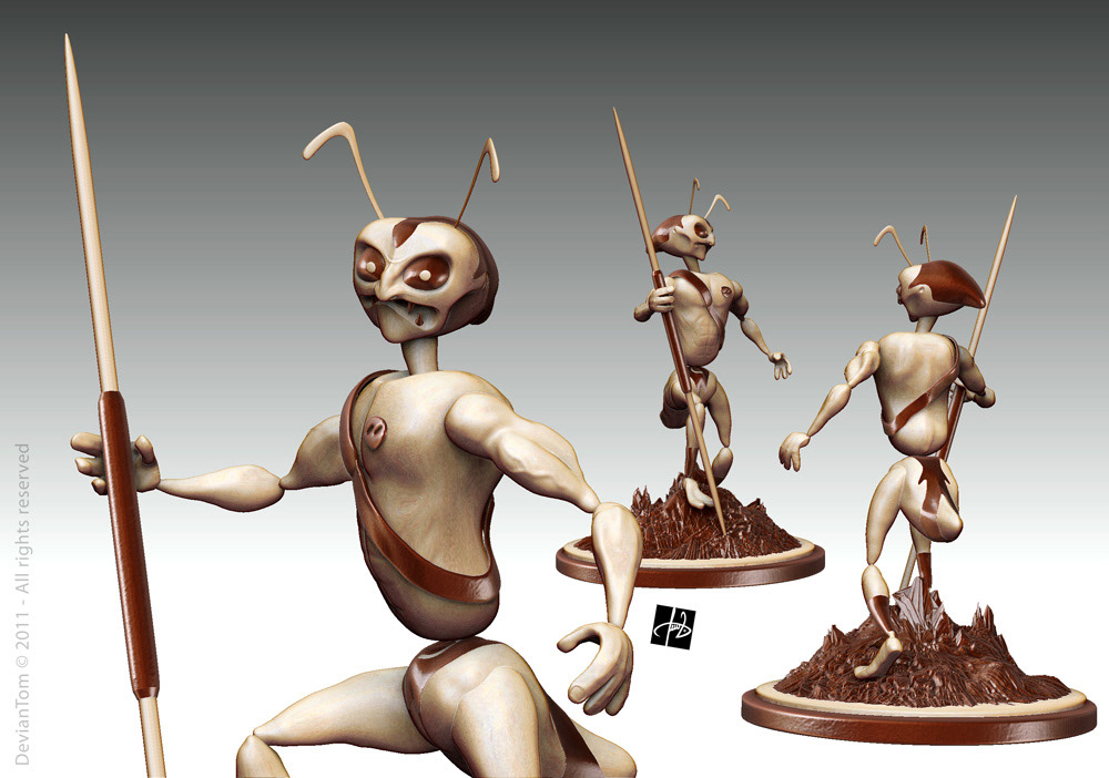 3D characters Character modeling Tomislav Zvonaric DevianTom