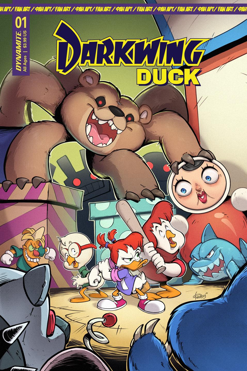 cover darkwing duck comic art comics Comic Book redisoj cartoon fanart
