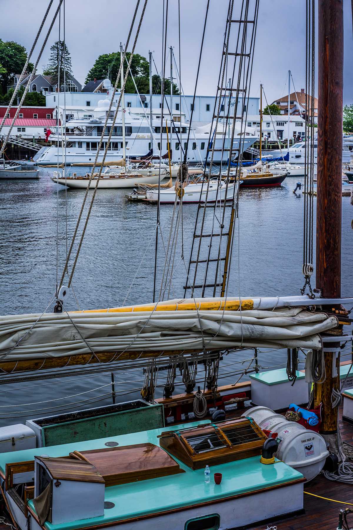 Penobscot Bay Maine Camden Harbor camden Schooners ketches sailboats