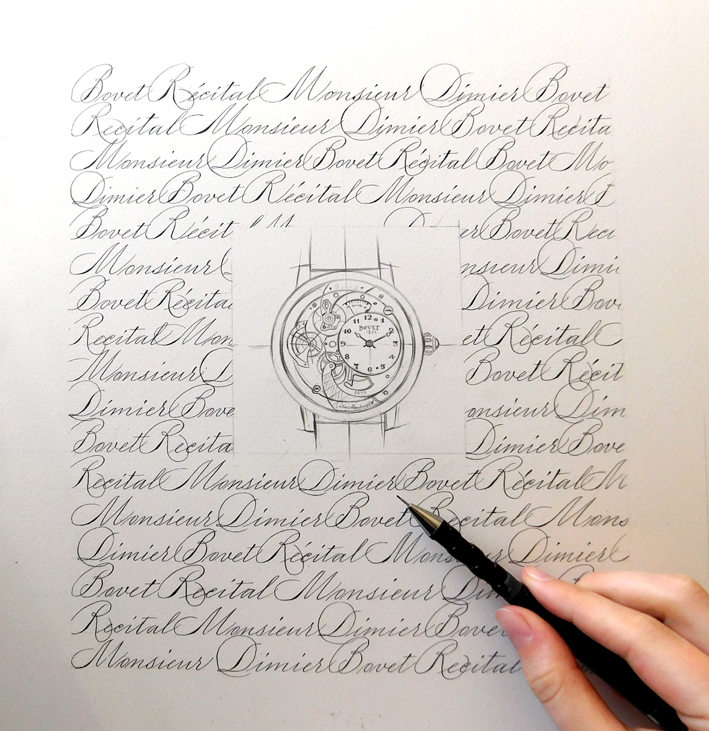 #Calligraphy #horlogerie #montre #spenserian #drawing #hautehorlogerie