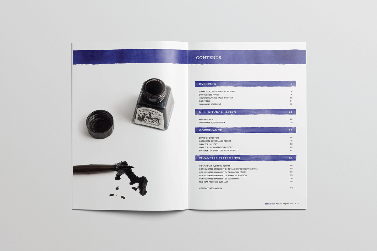 annual report watercolour infographic design publication design a4 corporate