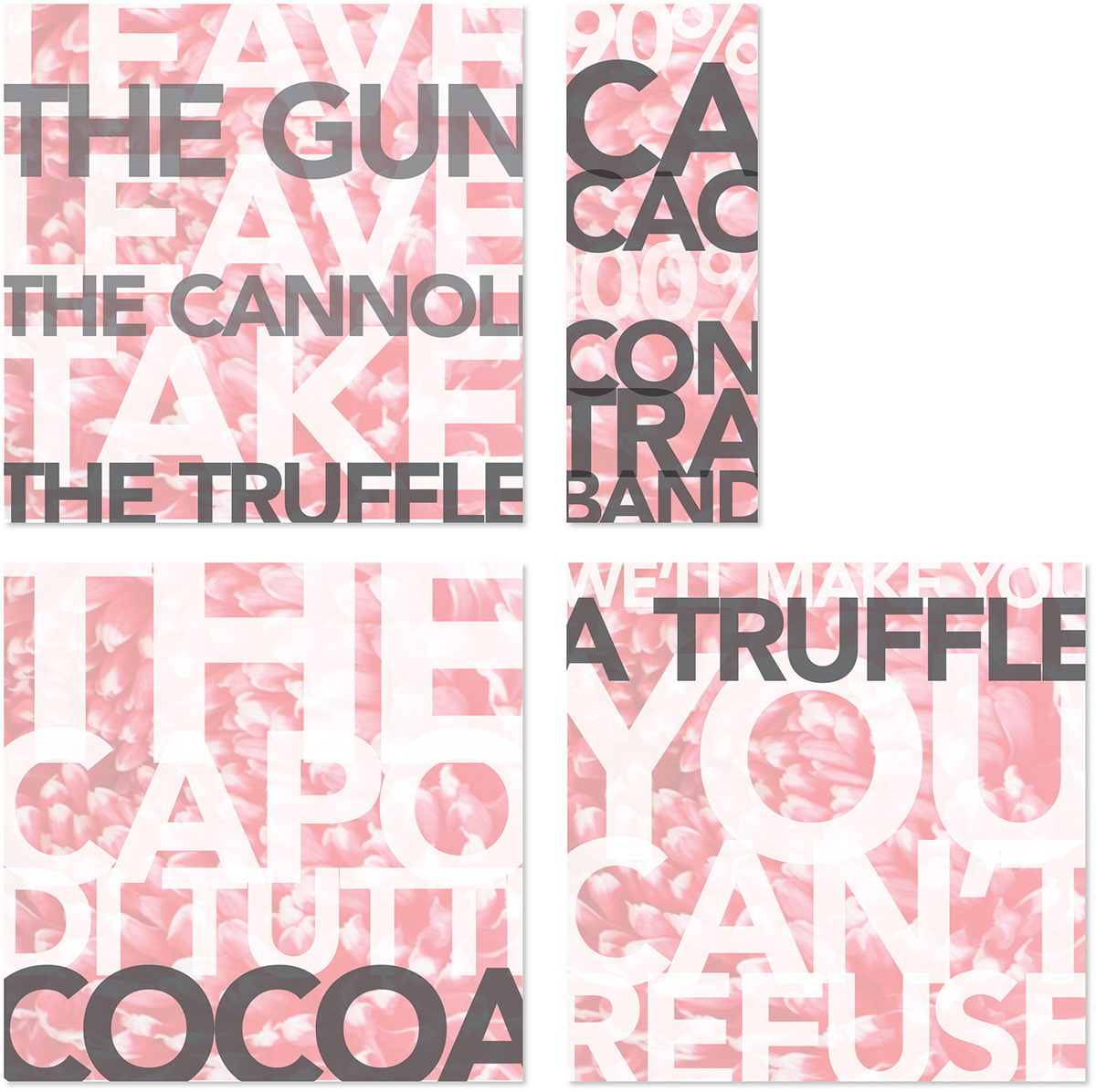 chocolate package copy cartel gourmet type copy-writing