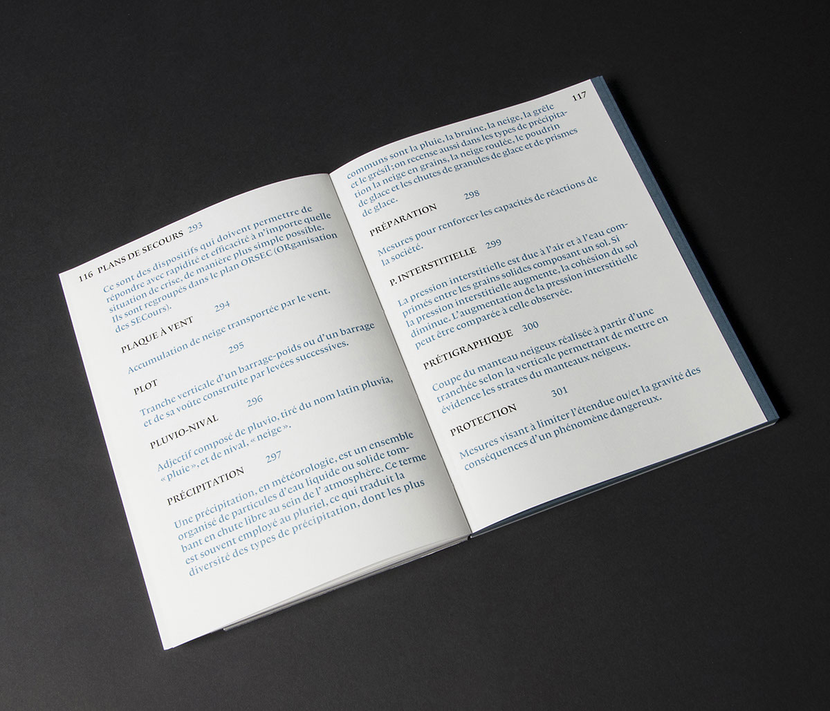 book design leaflet innovative binding Exposed Stitch surprise