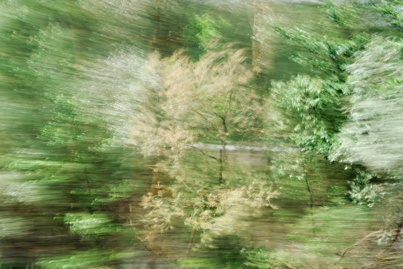 Landscape train railjet austria motion blur