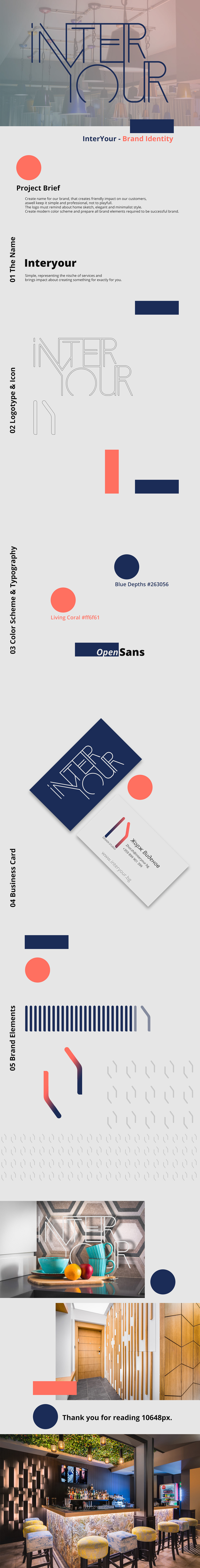 branding  Brand Design Interyour Interior logo Logotype business card brand identity Dungyov bulgaria