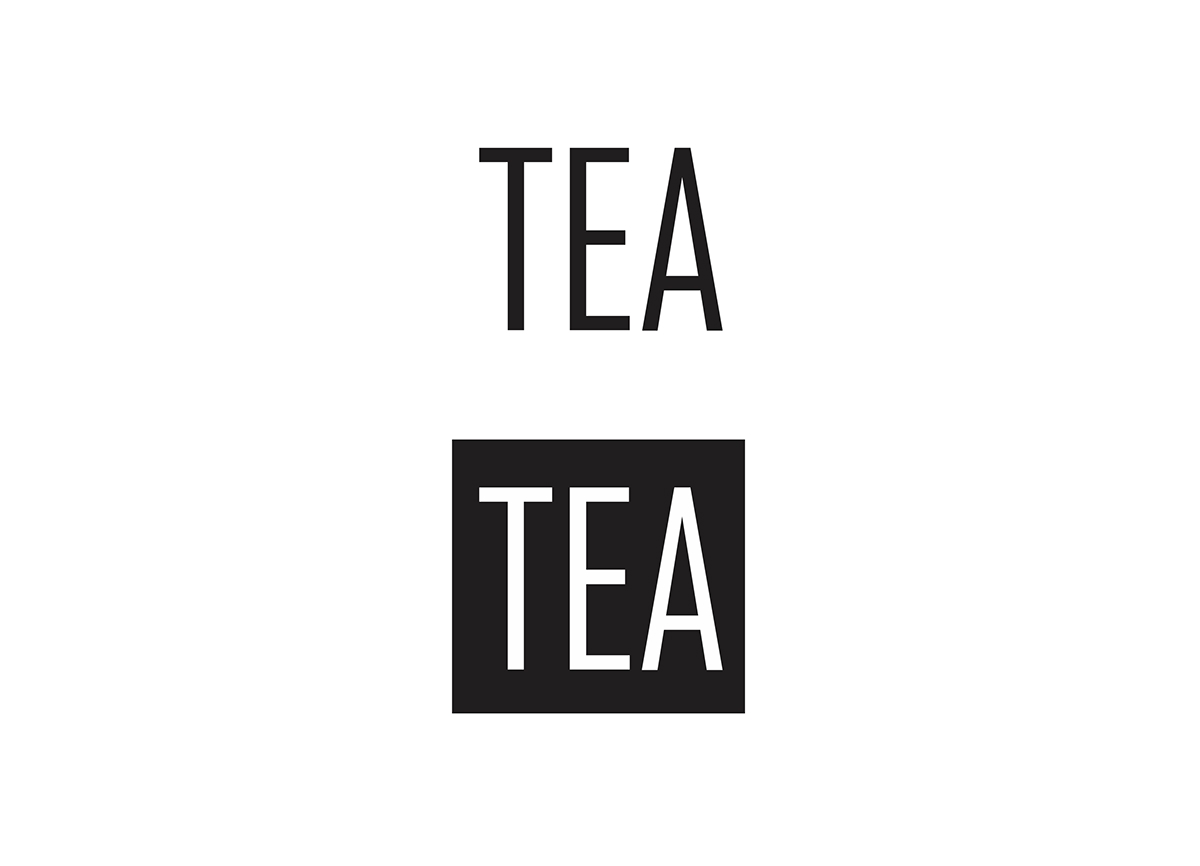 tea cafe packing logo idea pattern