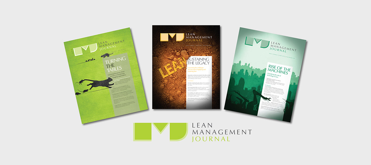 LMJ Lean Management Journal Sayone Media Lean management magazine Magazine design publication layouts spreads business