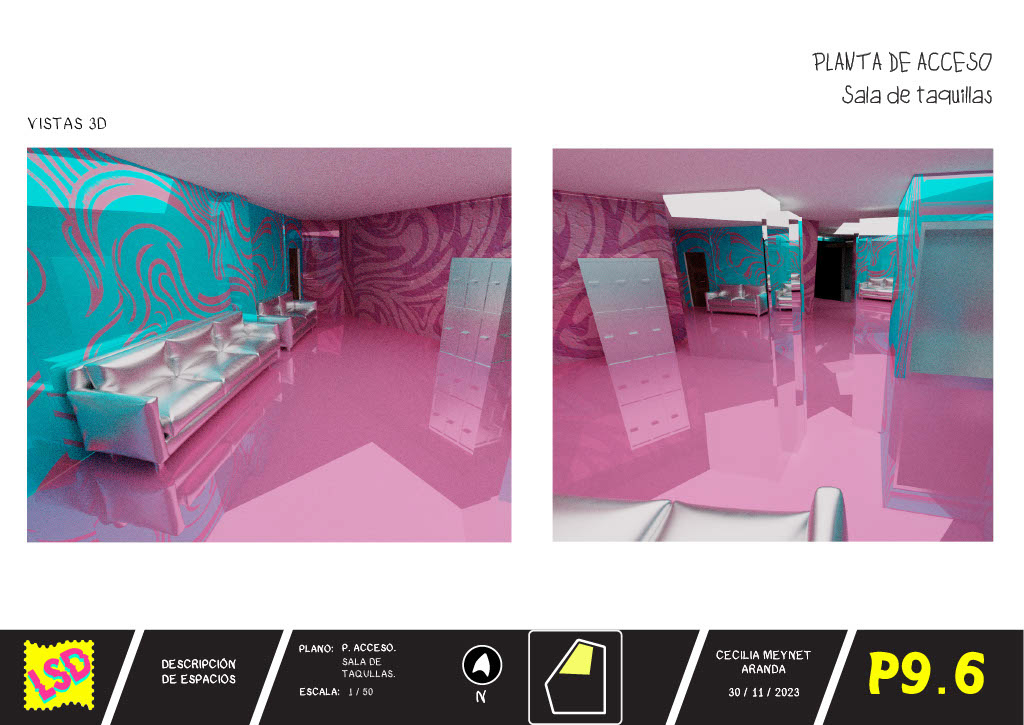 design arquitecture espacios interior design  escaperoom lsd psychedelic diseño de espacios lsd art psicodelia