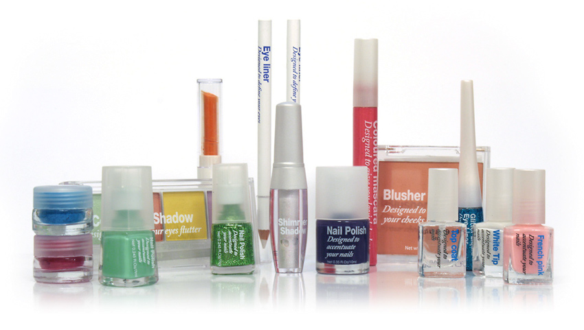 Primark cosmetic packaging nail polish  lipstick type makeup