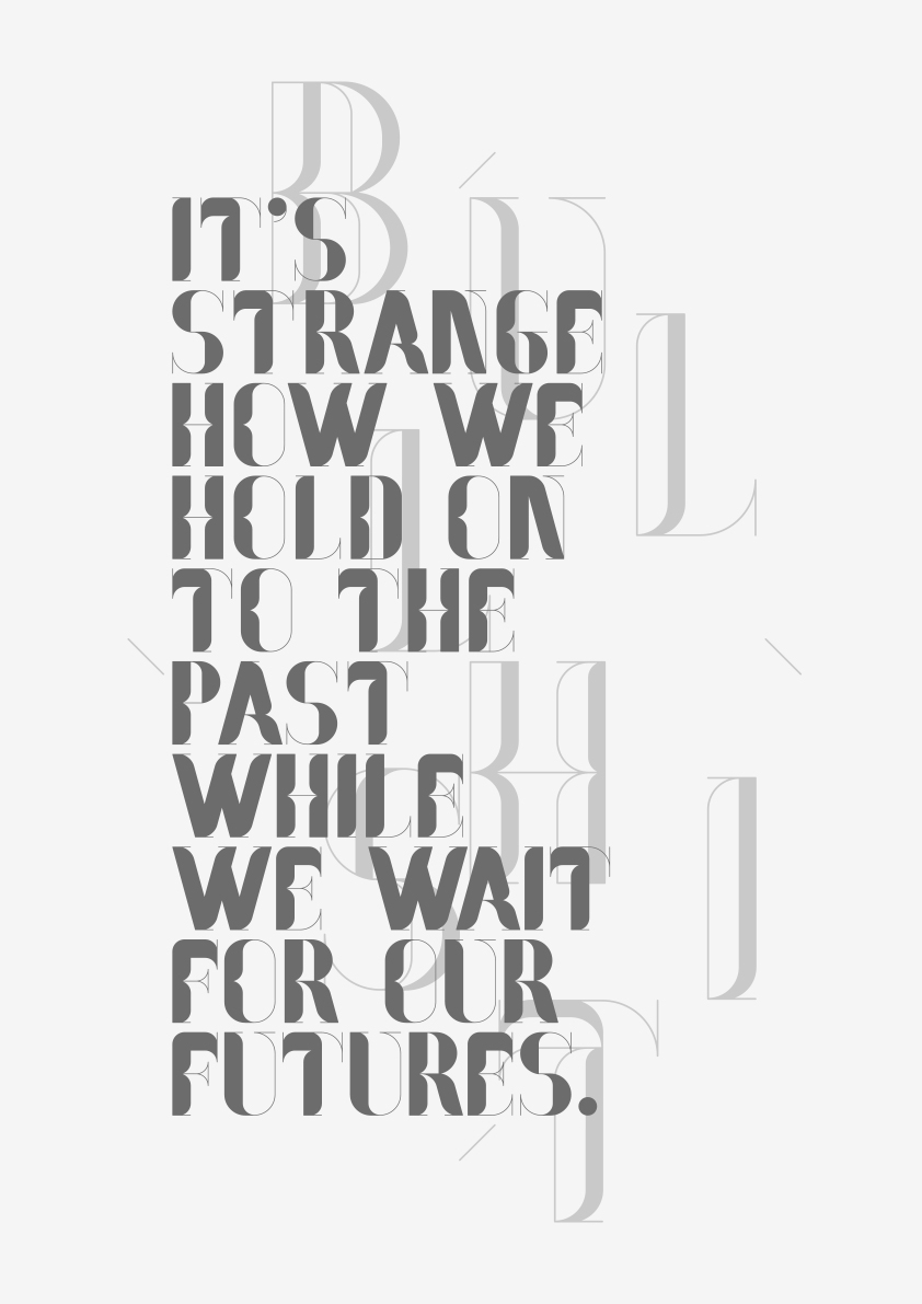 typeface design hypefortype Exclusive Faces pablo abad nostalgia Typeface