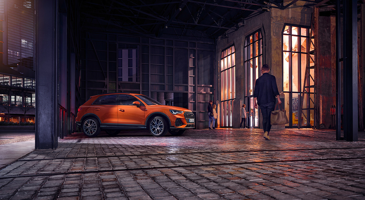 car Cars automotive   design Photography  Automotive Photography Audi Audi Q3 Advertising  levineleavitt