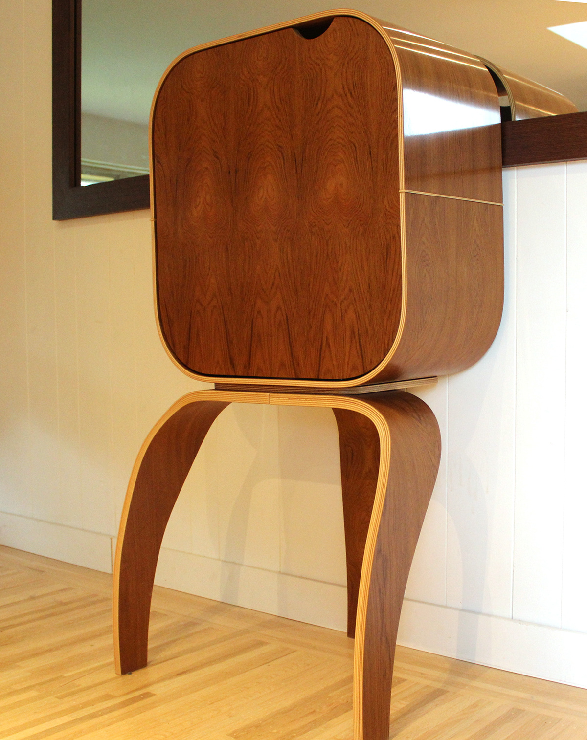 desk bentply modern minimal plywood veneer