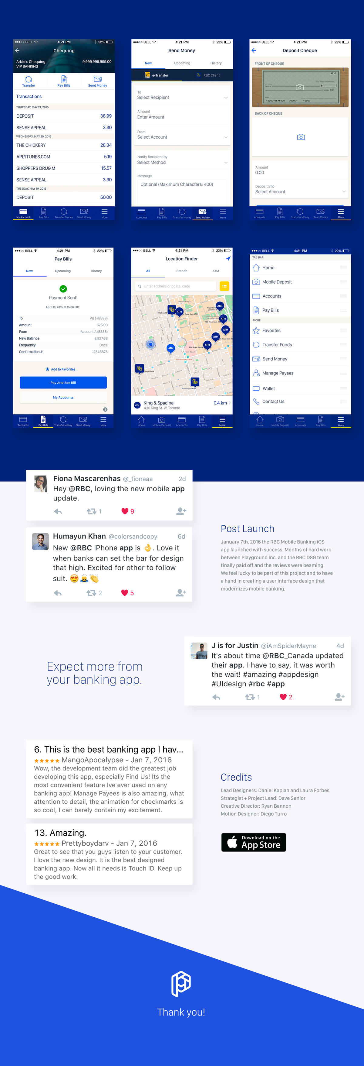 mobile banking UI standards icons interaction bank app 