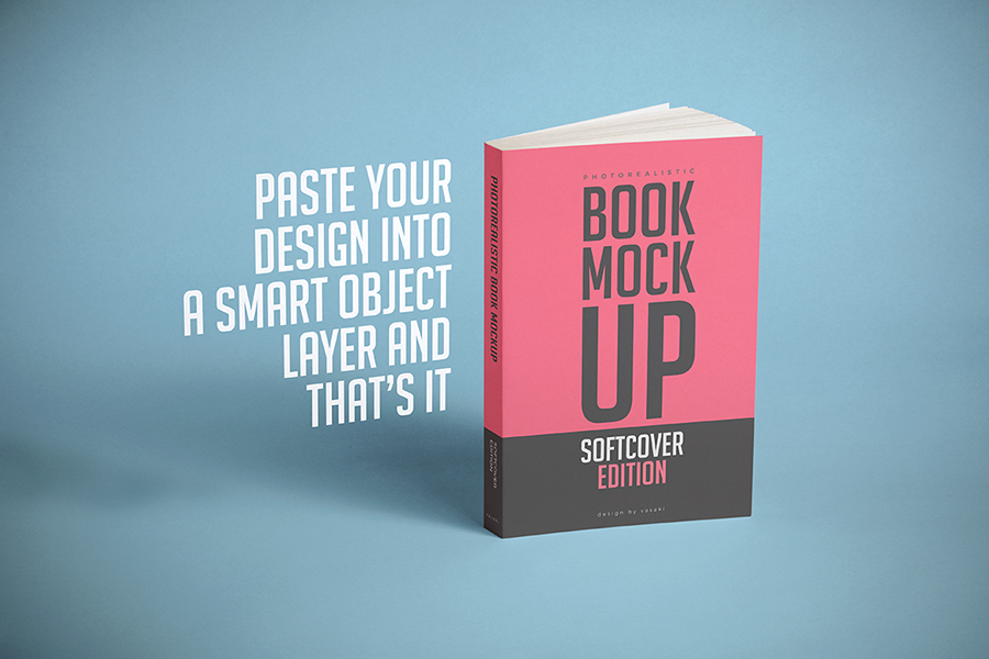 Softcover Book Mock-up PSD on Behance