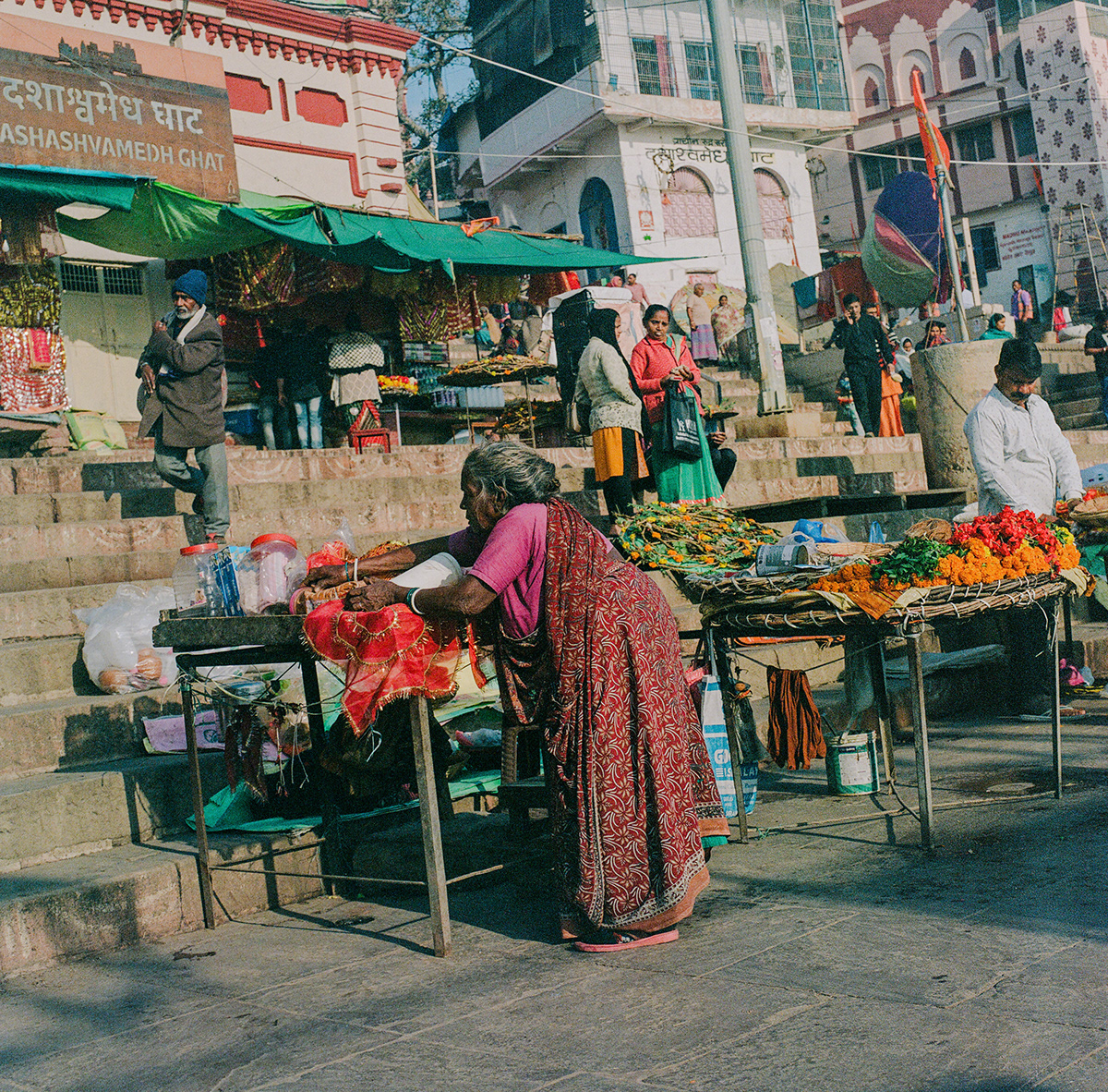 India varanasi Photography  120mm medium format film photography Street Travel city street photography