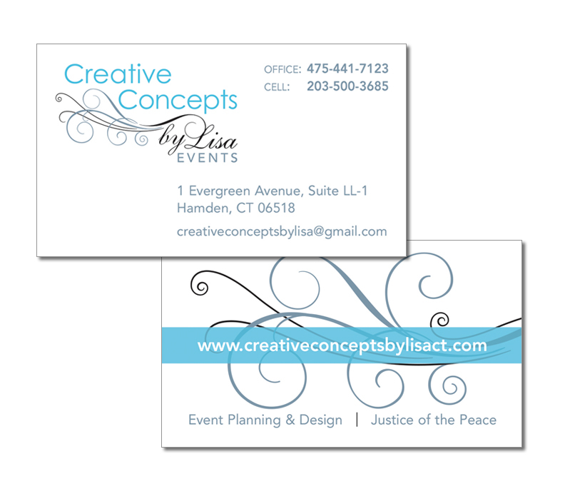 wedding planner Logo Design business card