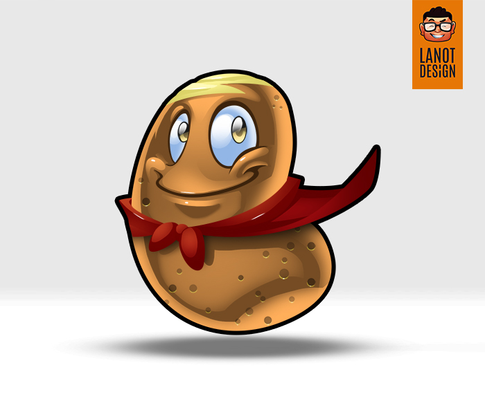Mascot potato designer Illustrator graphicdesign 9gag characterdesign artist digitalart video